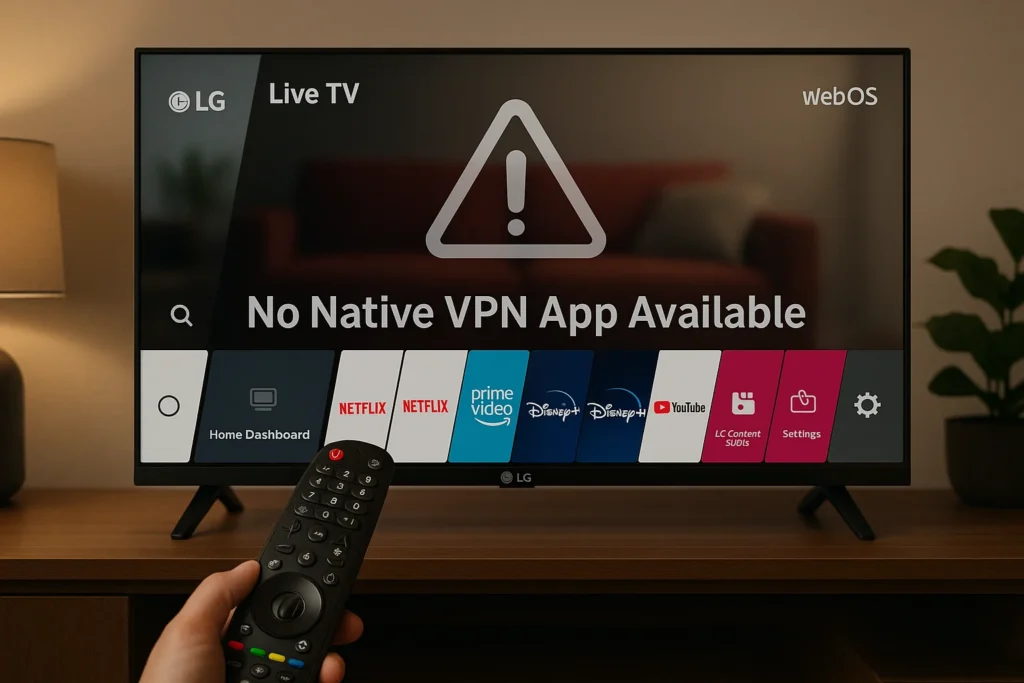 NordVPN on LG TV