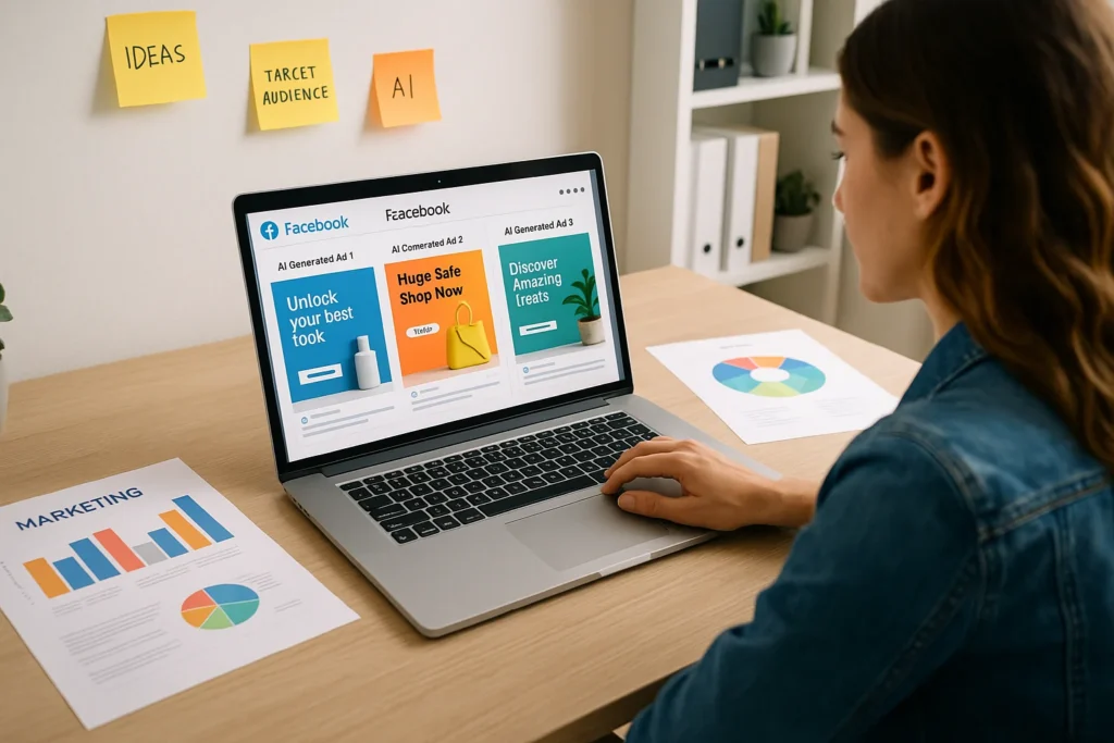 AI Facebook Ad Generators: Save Time and Improve ROI 3 AI Facebook ad generator