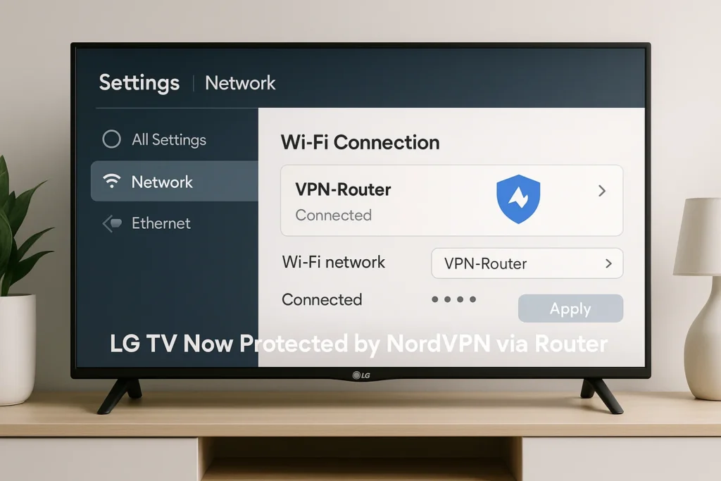 nordvpn for lg tv
