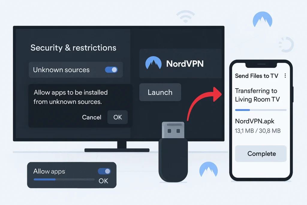 NordVPN on Android TV
