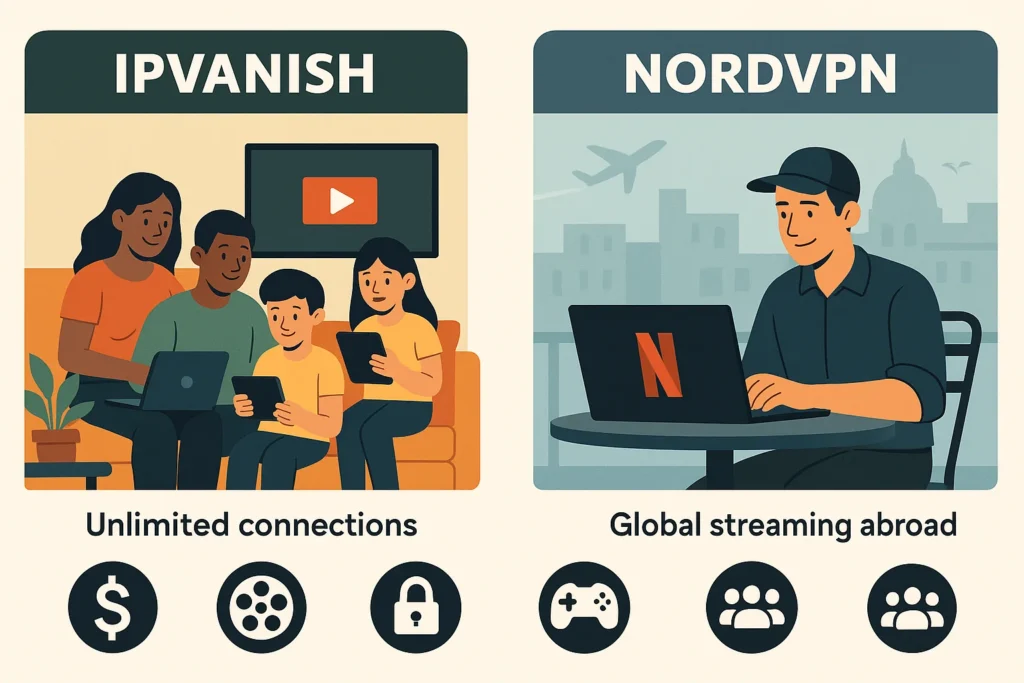IPVanish vs NordVPN | Which VPN is better in 2026? 5 IPVanish vs NordVPN