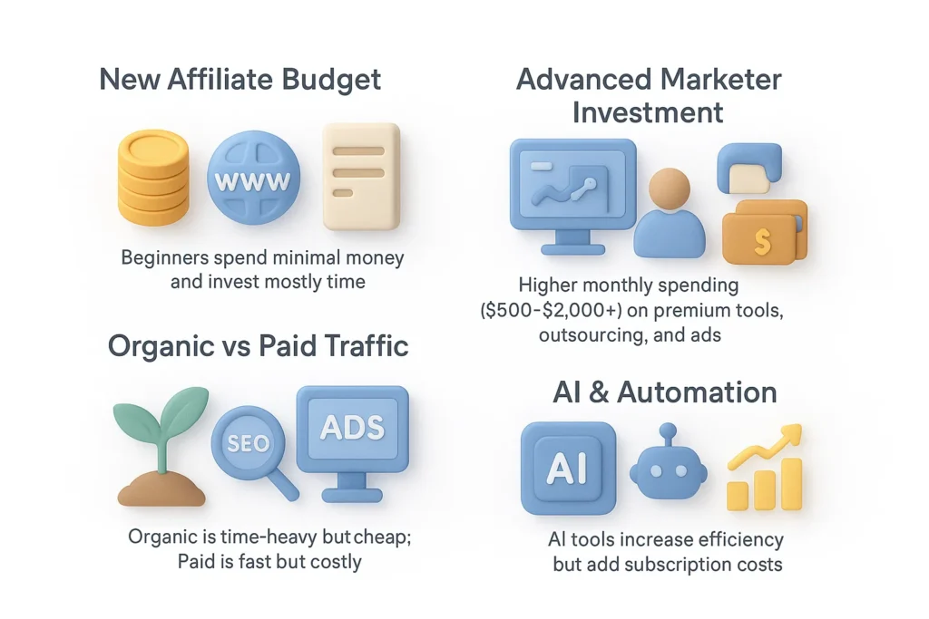 Affiliate Marketing Income vs Expenses
